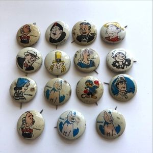 Vintage Kelloggs pep pins